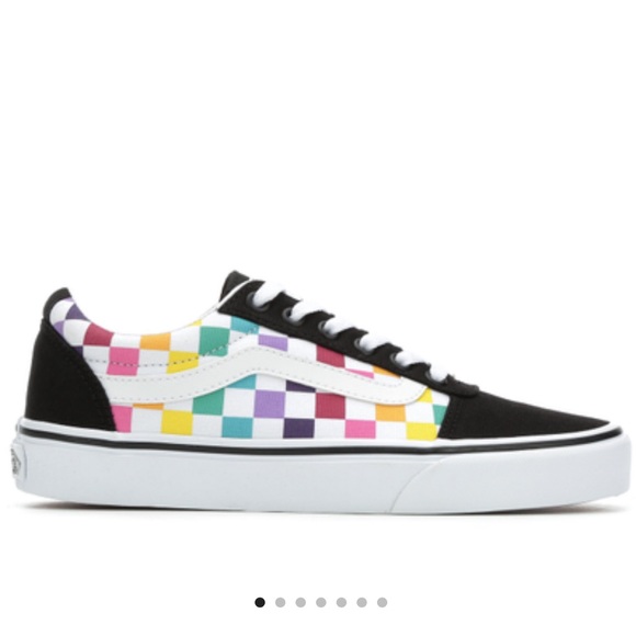 vans party check womens